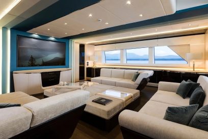 EVA.4EVA - Aqua Marine - Upper deck salon & cinema