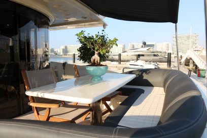 M/Y SIMONA - Aft seating area