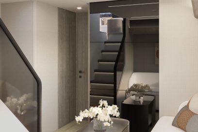 MAJESTY 60 Lower Deck Salon Option