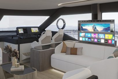 MAJESTY 60 Main Salon and Wheelhouse