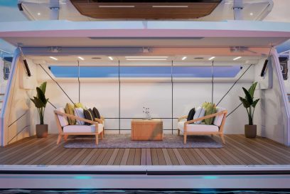 YOTO Majesty 120 2026 Charter Yacht Aqua Marine Beach Club