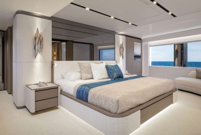 YOTO Majesty 120 2026 Charter Yacht Aqua Marine Master Cabin